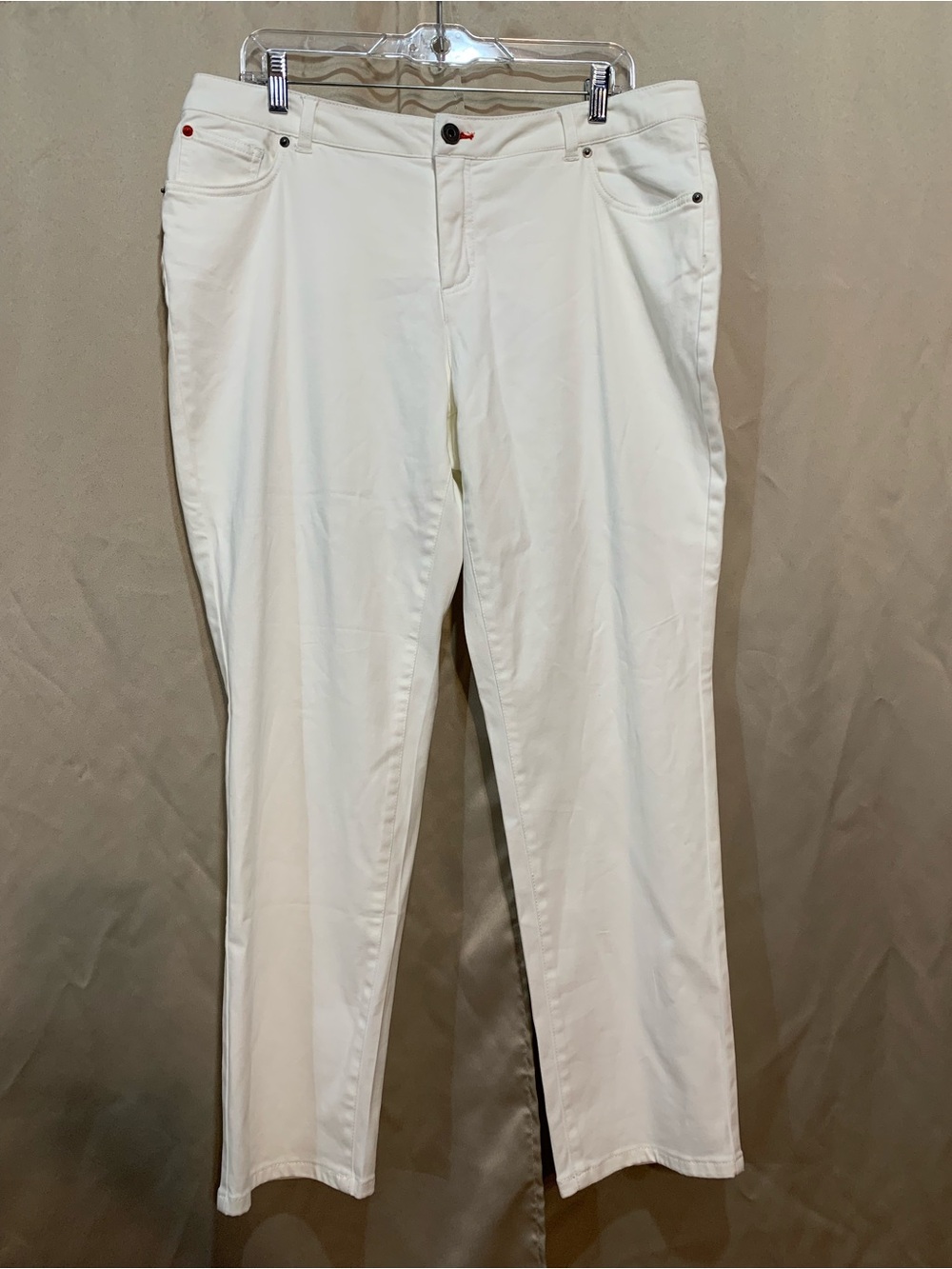 Peace Love World White Straight Leg Jeans 102/3